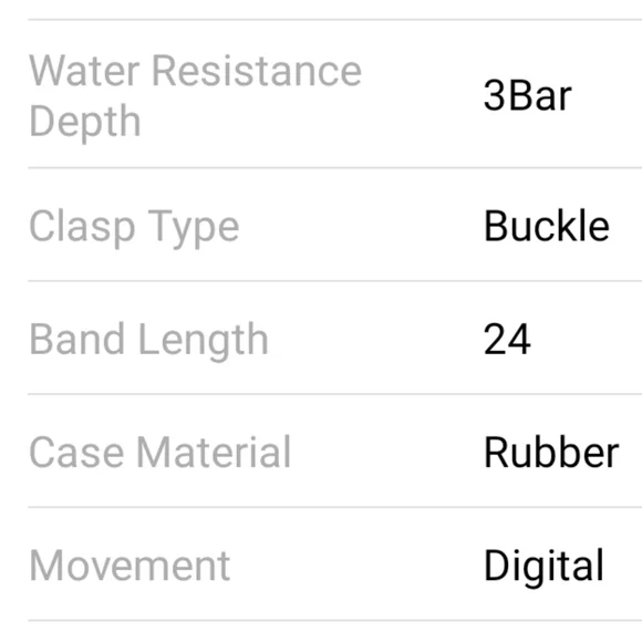 Black LED Digital Watch - Picture 12 of 12